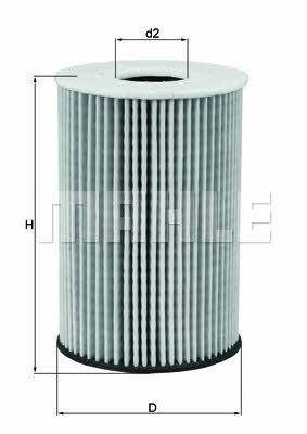 

Фільтр масляний Mahle/Knecht OX 787D VW/Audi/Skoda/Seat 2.0TDI