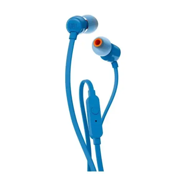 

Проводные наушники JBL T110 Blue вакуумные с микрофоном