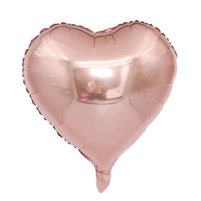

Шар Сердце Розовое Золото Rose Gold фольгированное 45 см