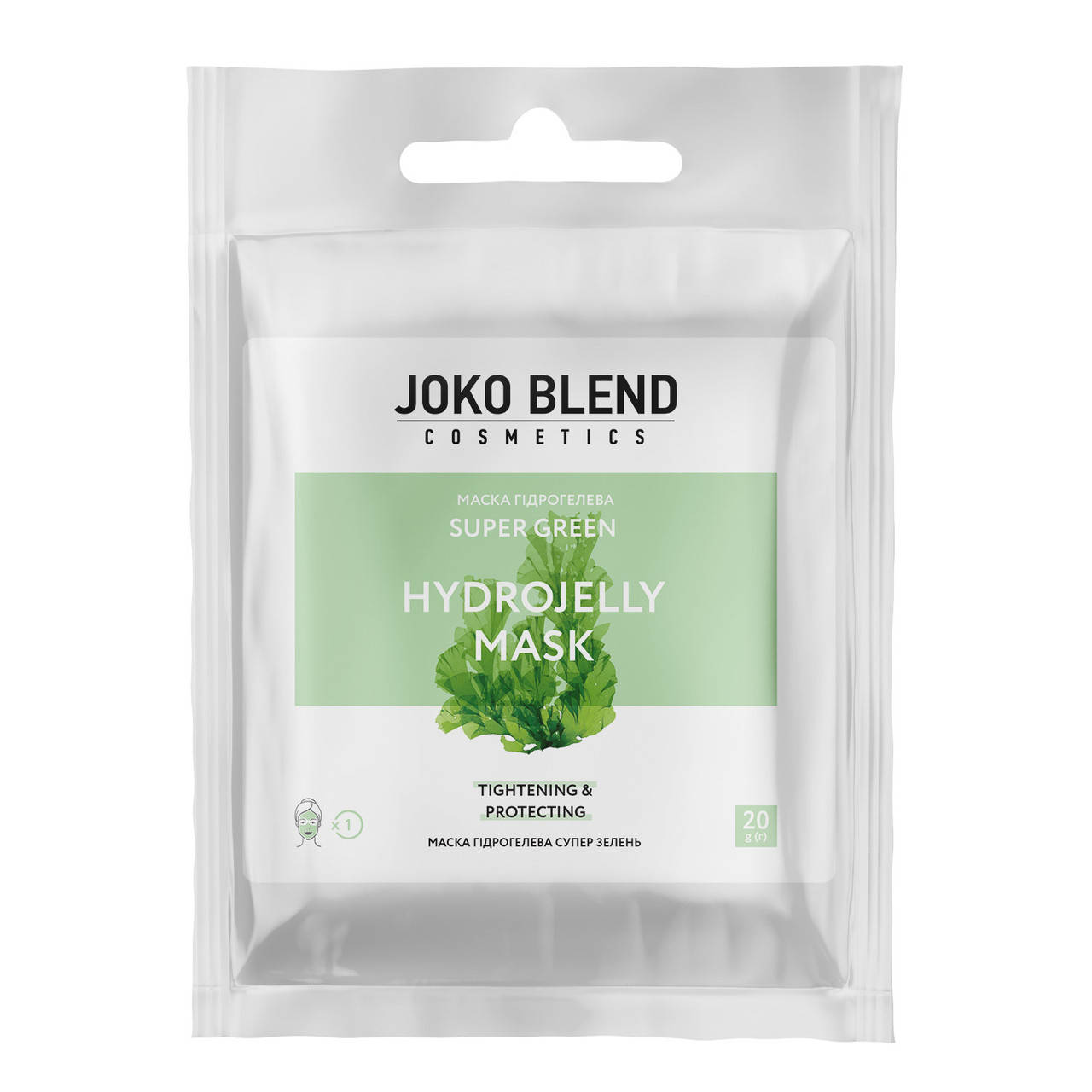

Маска гидрогелевая для лица Joko Blend Super Green Hydrojelly Mask 20 гр