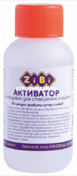 

Жидкость-загуститель ZiBi для создания слаймов, 60 мл