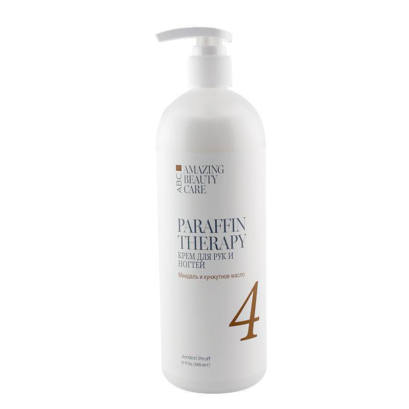 

ABC Jerden Proff Paraffin Therapy № 4 - крем для рук и ногтей, миндаль и кунжутное масло, 500 мл