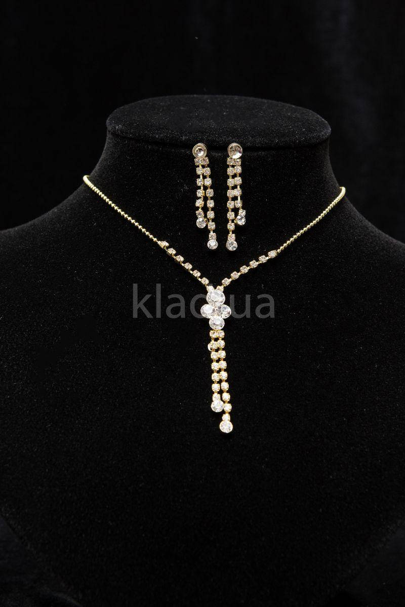 

Ух Ты! Свадебная бижутерия Колье и Серьги для Невесты Z-240G