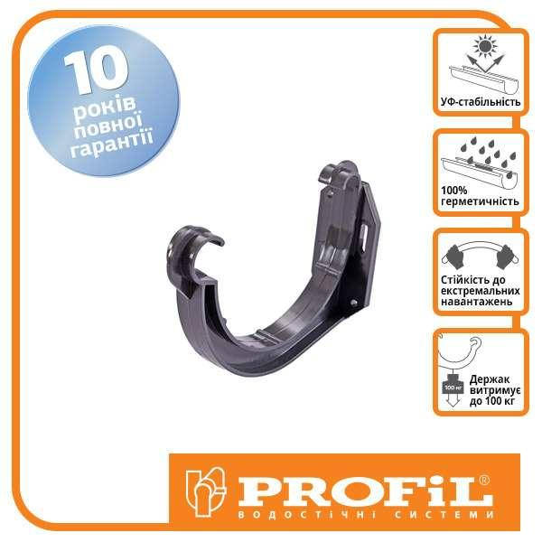 

Держак ринви Profil пласт. 130 графітовий