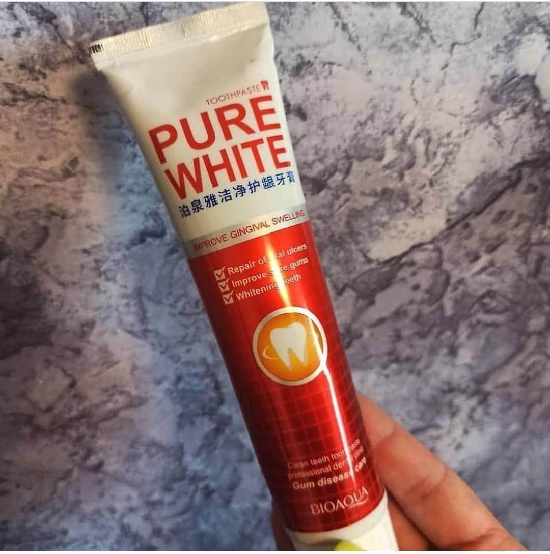 

Зубная паста отбеливающая BIOAQUA Pure White
