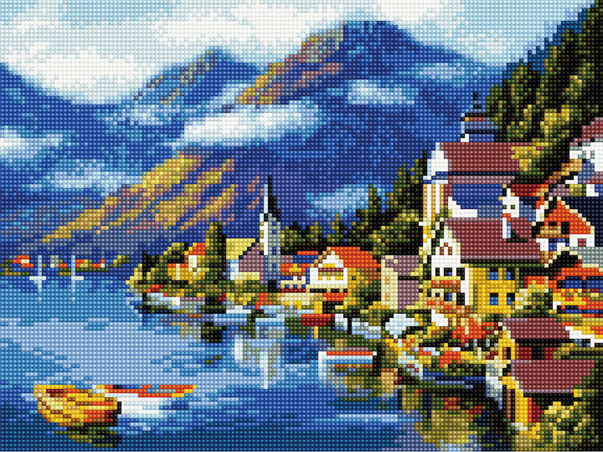 

Алмазная вышивка (мозаика) 30x40 см Живописная Австрия Rainbow Art
