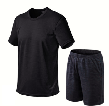 

Спорт футболка і шорти чорні XXL, Черный