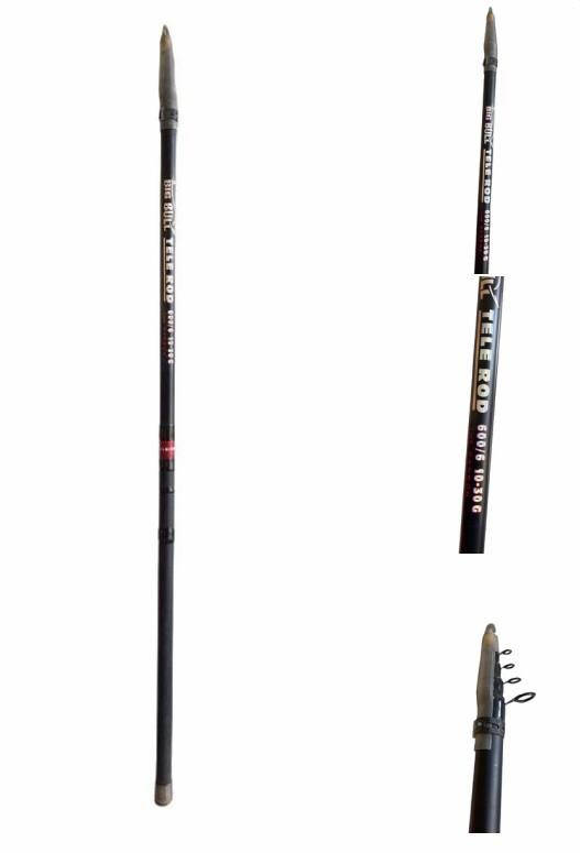 

Удочка Silver Big Bull 600 6м Carbon, 10-30г, с/к, Черный