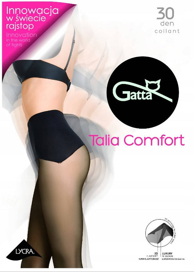 

Женские колготки бесшовные GATTA TALIA COMFORT 30 ден.  daino