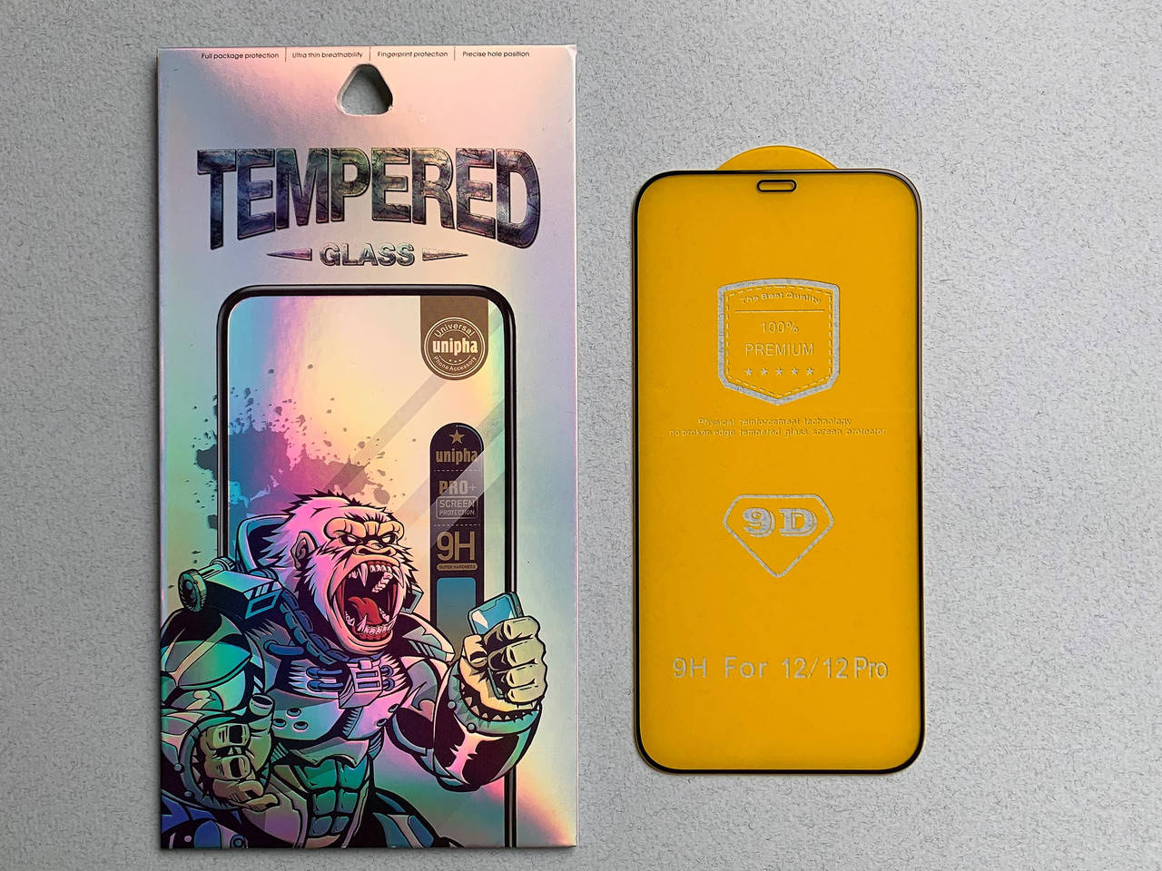 

Защитное стекло для iPhone 12 Pro на весь экран 9D FULL