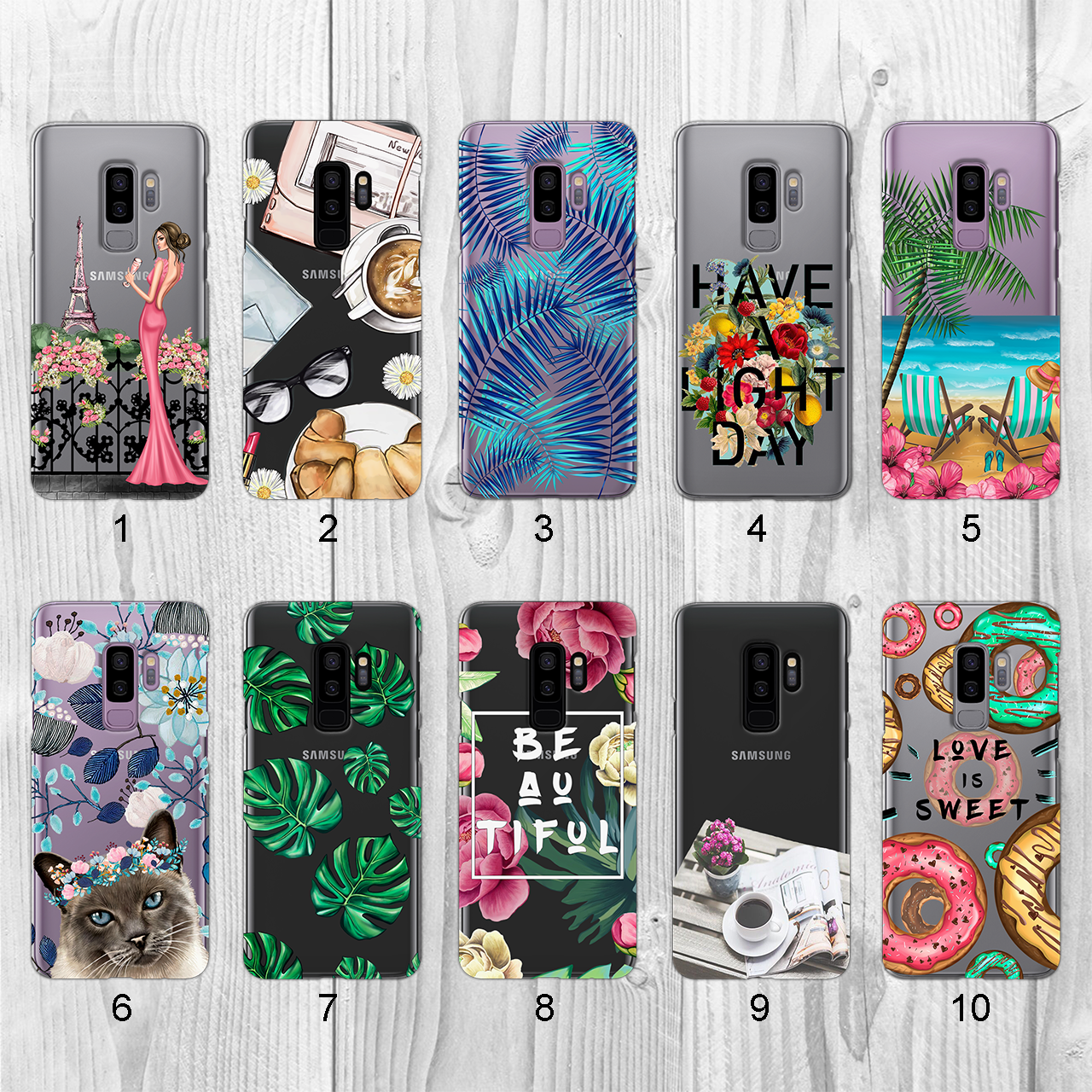 

Силиконовый чехол с рисунком для Samsung Galaxy S9 Plus G965F (new collection)