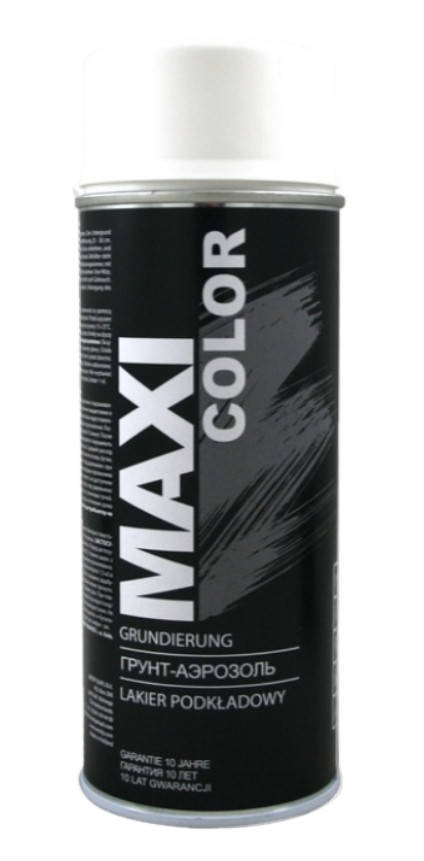 

Грунт Maxi Color аэрозольный белый 400 мл (MX0002)