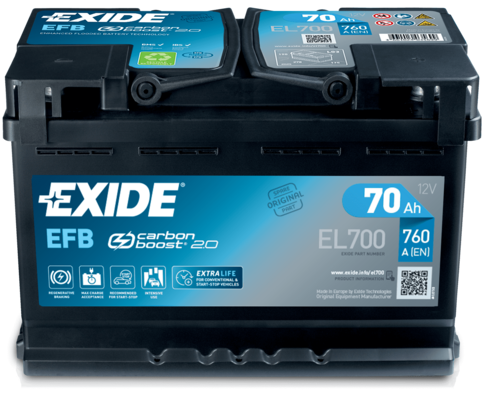 

Аккумулятор автомобильный Exide EL700