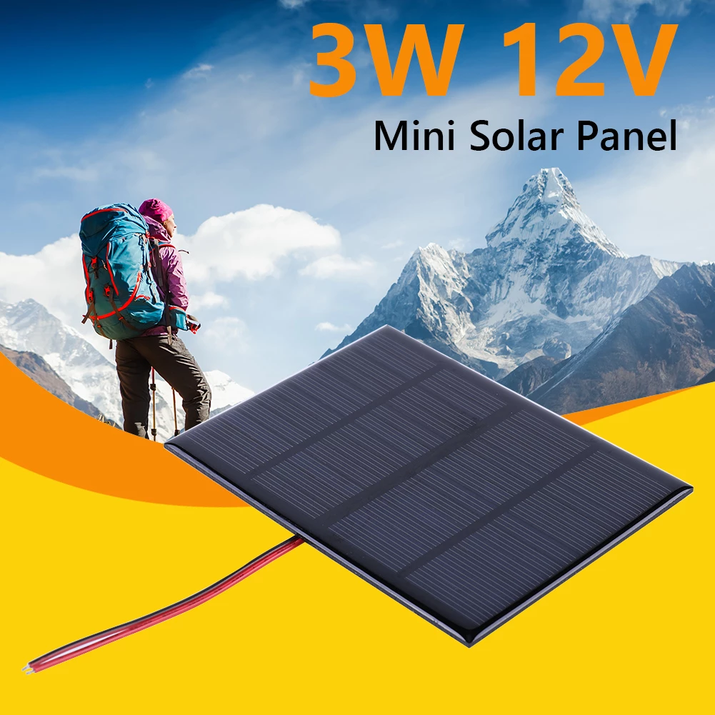 

Панель солнечных батарей, солнечные панели 12 V 1,5 W 0.125 A