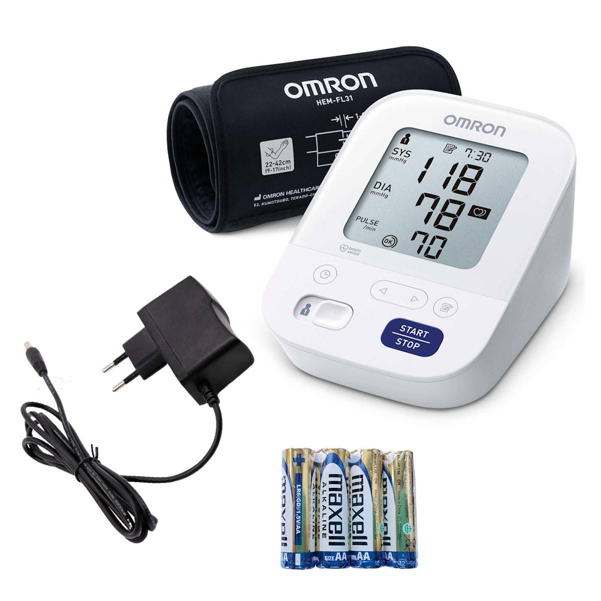 

Тонометр Omron M3 Comfort (HEM-7134-E) + адаптер S
