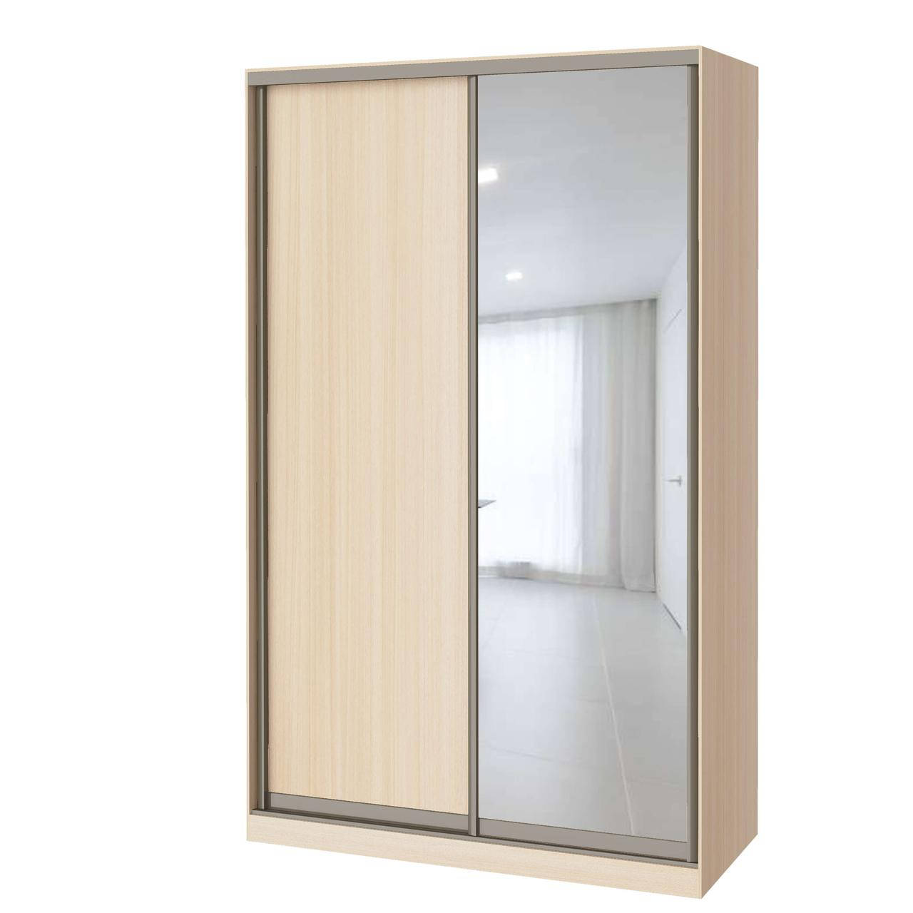 

Шкаф-купе MILERI 2-х дверный 90х210х45 см Дуб молочный (1977869)