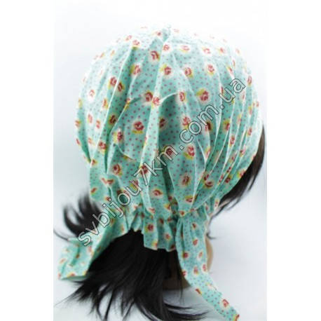 

Косынка-платок на голову светло-голубого цвета "Headscarf"