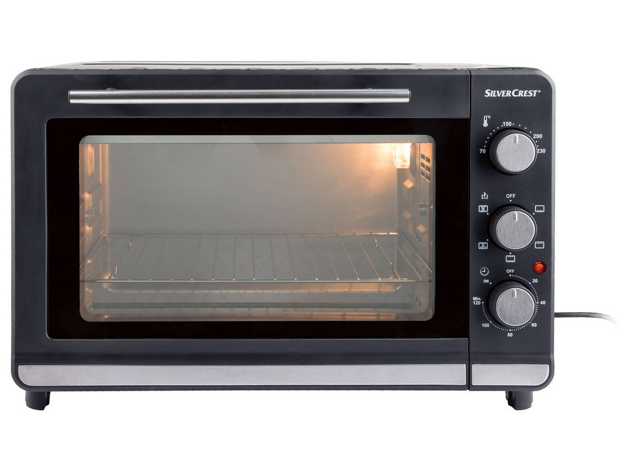

Настольная электродуховка Silver Crest SGB 1500 30 л с грилем (Германия)