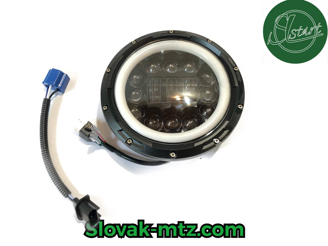 

Cветодиодная LED фара 75Вт Нива, УАЗ 469, ВАЗ 2101, 2121, FJ Cruiser, мотоцикл, мото 7 дюйм, Белый