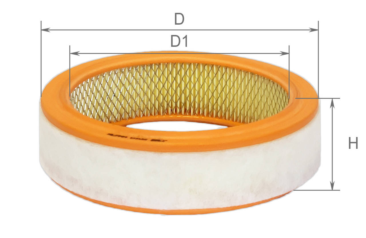 

Фильтр воздуха ВАЗ 2101 с войлоком Alpha Filter (Альфа 0102ре)
