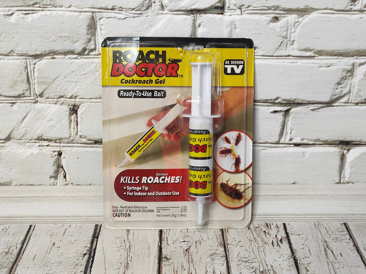 

Гель - шприц от тараканов и насекомых Roach doctor Cockroach Gel, 30гр, средство от тараканов