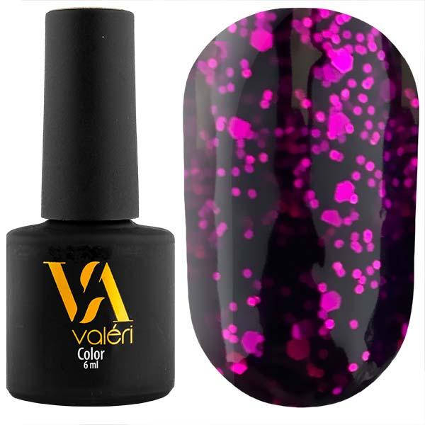 

Гель-лак Valeri №117 (черный с розовыми блестками), 6 мл