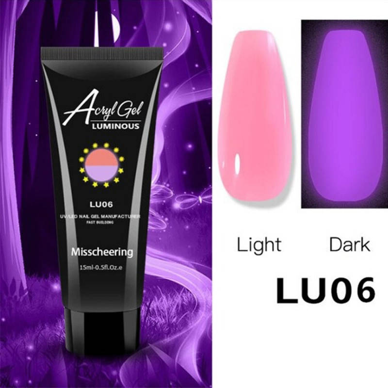 

Полигель (акригель) Неоновый AcrylGel LUMINOUS LU06, 15мл