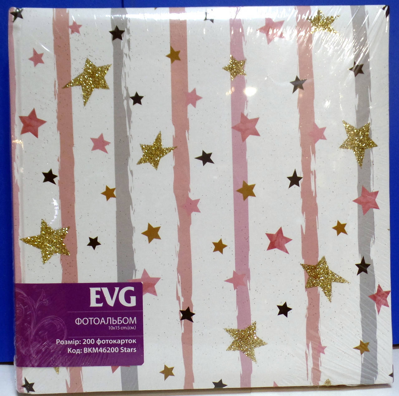 

Фотоальбом EVG 10x15x200 BKM46200 Stars, Разные цвета