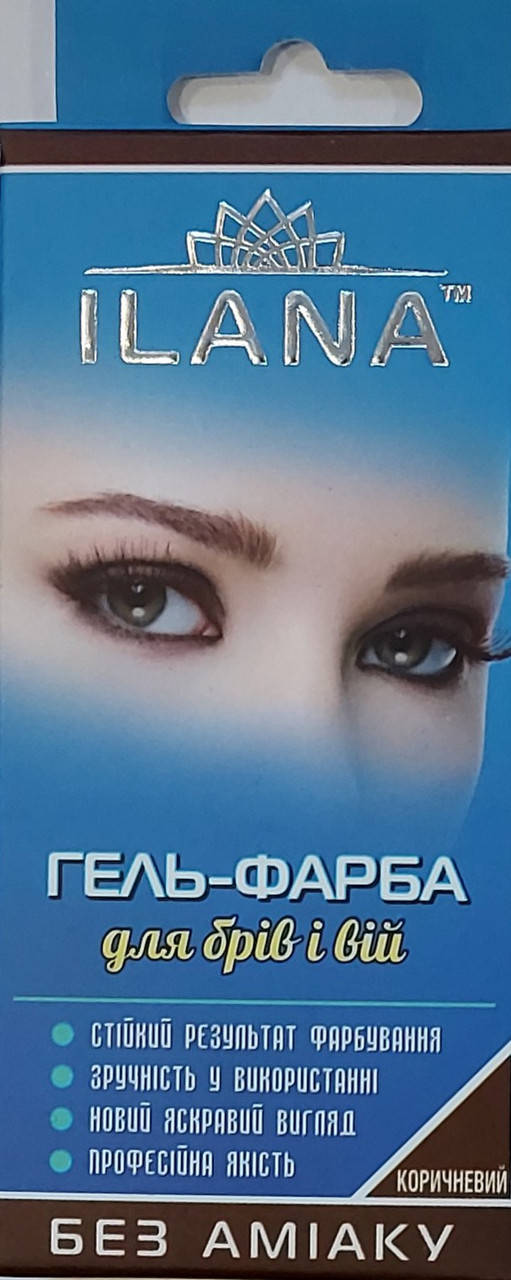 

Гель-Краска для бровей и ресниц Илана тон коричневый