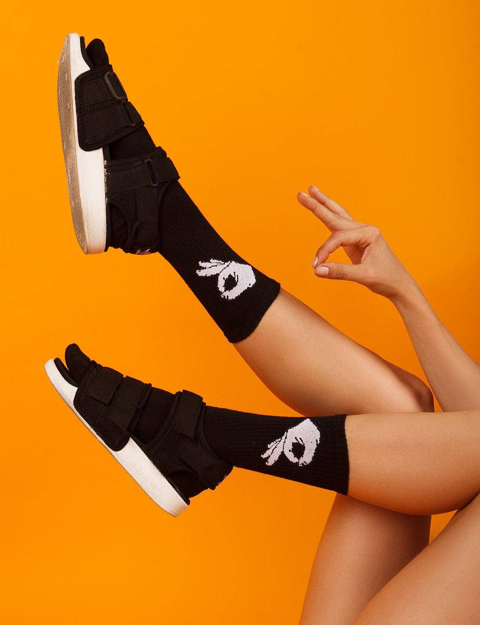 

Ароматизированные носки мужские с принтом "Жесты Ok" Premium