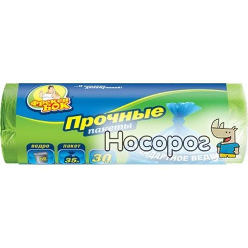 

Пакети для сміття Фрекен Бок 35 л 30 шт. зелені