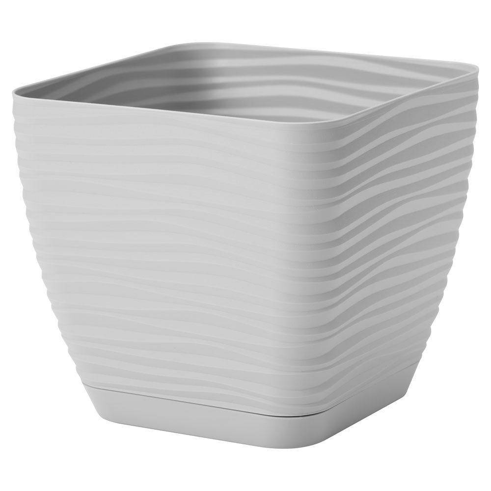 

Горшок для цветов FormPlastic Sahara mini kwadro-11 0,8 л серый (3600-055)
