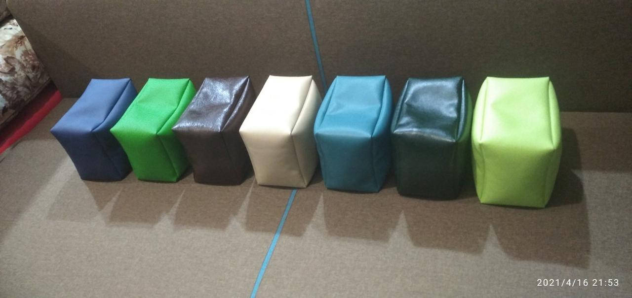 

Подушка для ног из мягкой искусственной кожи для маникюра и дизайна ногтей, Розовый