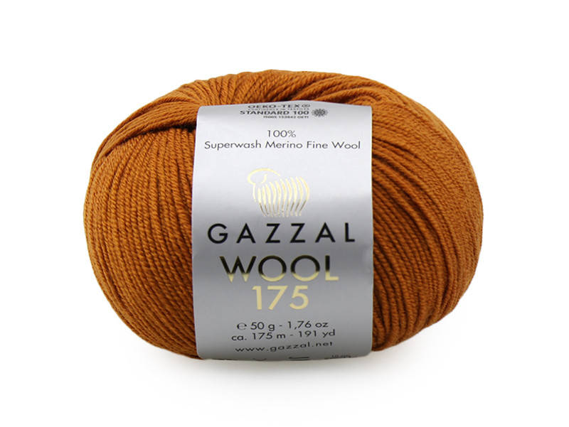 

Gazzal Wool 175, Рыжий №315, Коричневый