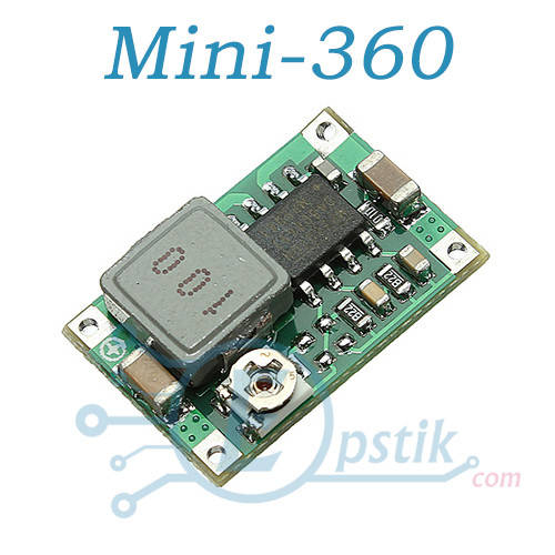 

Модуль mini360, DC-DC понижающий преобразователь от 1 до 17В, 3А