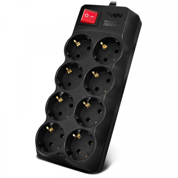 

Фильтр питания Sven SF-08-16 1,8 м Black