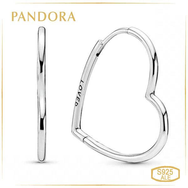 

Пандора Серьги Асимметричные сердца любви Pandora 297822