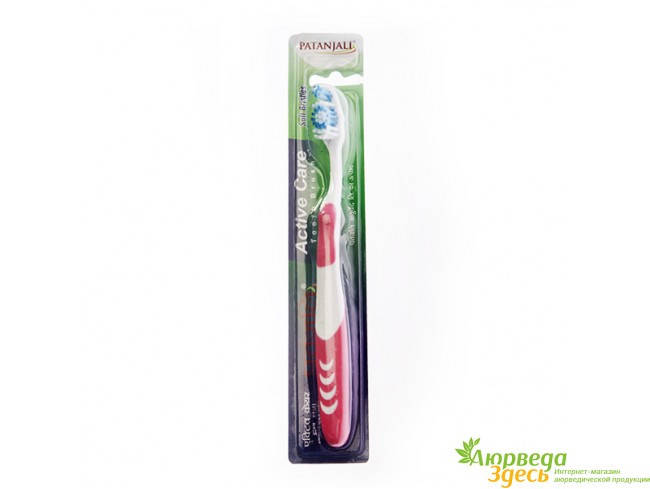 

Зубная щётка Активная защита Патанджали, Patanjali Active Care Toothbrush, Аюрведа Здесь