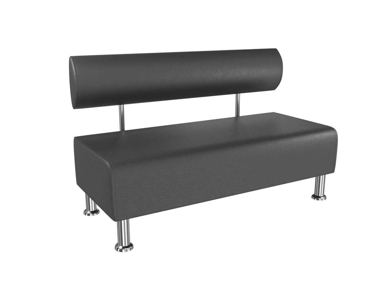 

Диван офисный BNB Solo 1200x540x750 черный. Для школы, больницы, приемной, ожидания
