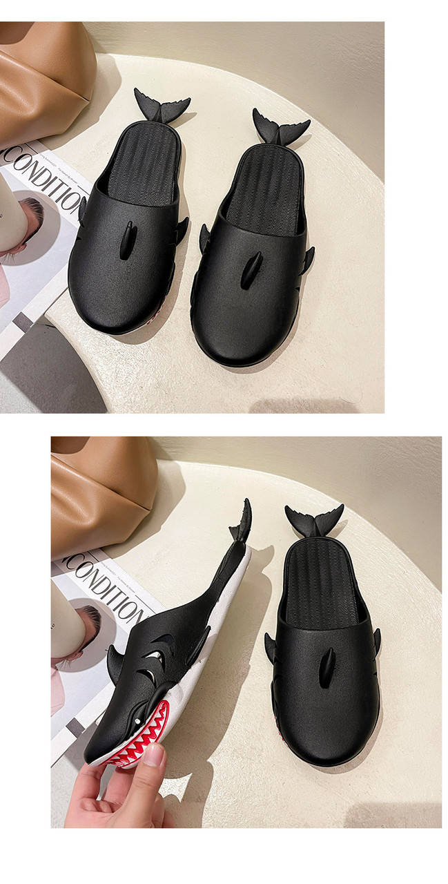 

Резиновые сланцы Акулы. Жіночі Тапочки CROCS чорні Крокси Шльопанці Сланці