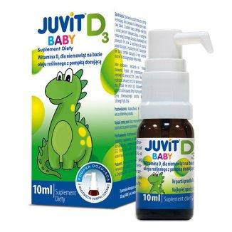 

Juvit Baby D3 - капли для детей, 10 мл витамин Д3