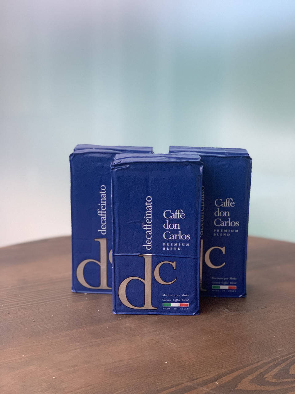 

Кофе молотый без кофеина Carraro Don Carlos "Decaffeinato" Кава мелена 250 г без кофеїну