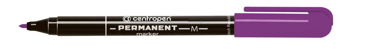

Маркер перманентный Centropen фиолетовый 1 мм 2846/08, 35441