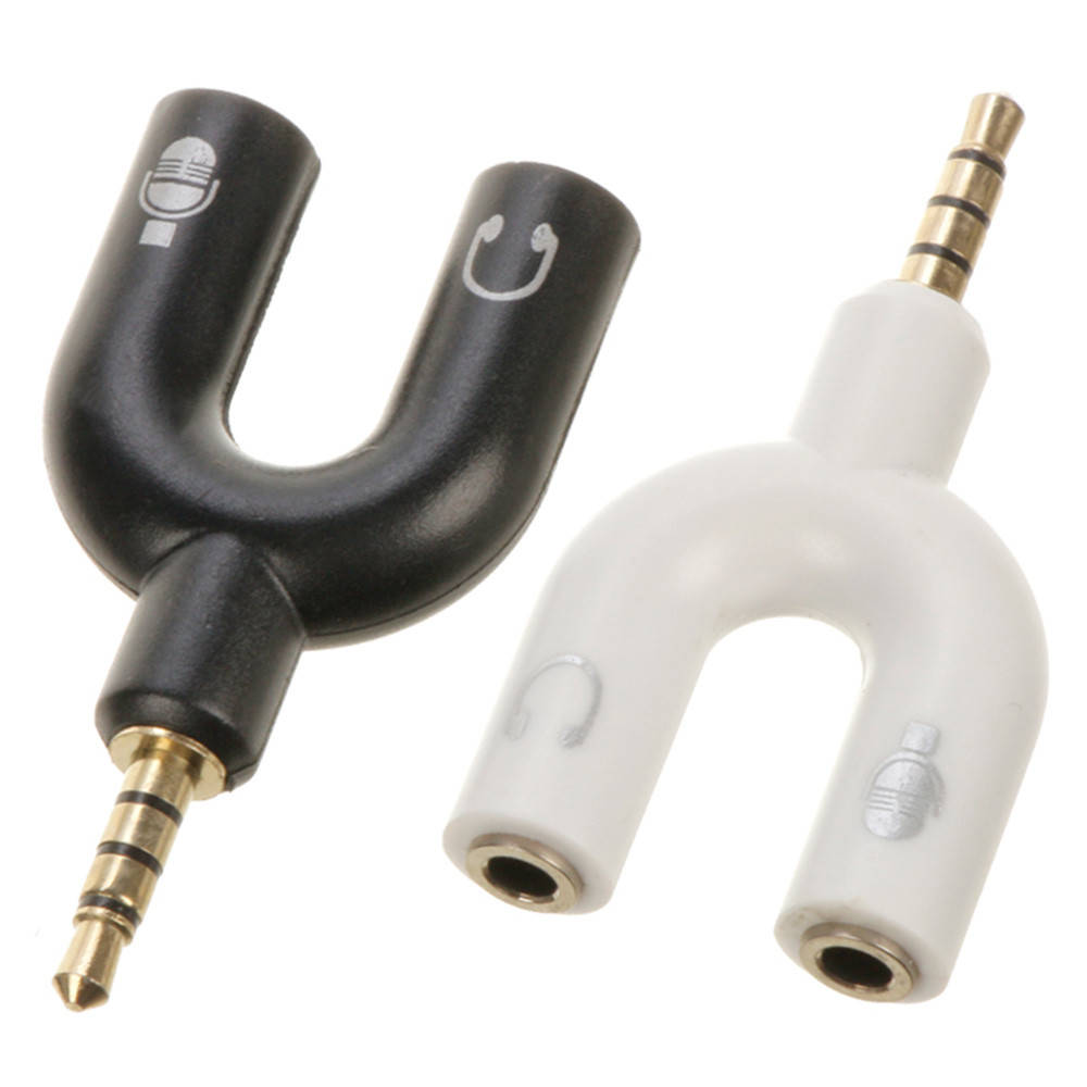 

Разветвитель Epik Audio Jack 3.5mm to AUX для микрофона и наушников, Разные цвета
