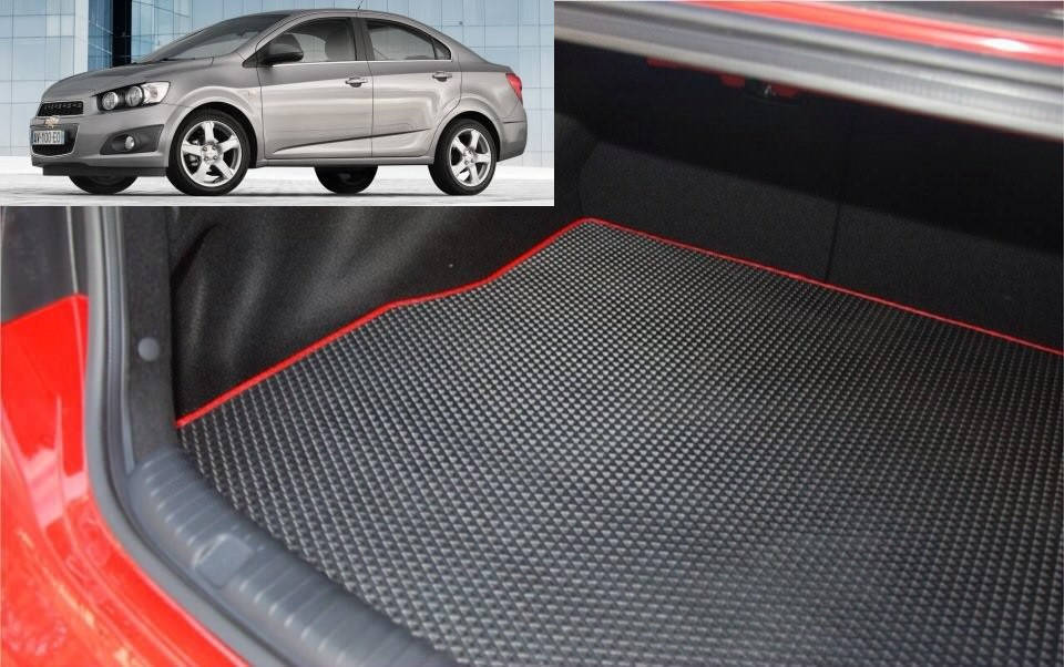 

Коврик ЕВА в багажник Chevrolet Aveo T300 '11-, Черный