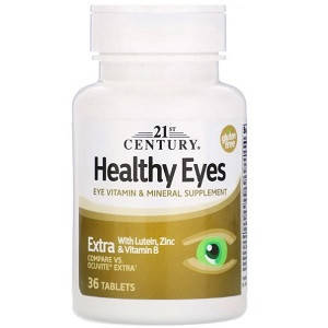 

Витамины для глаз 21st Century Healthy Eyes Extra (36 таблеток.)