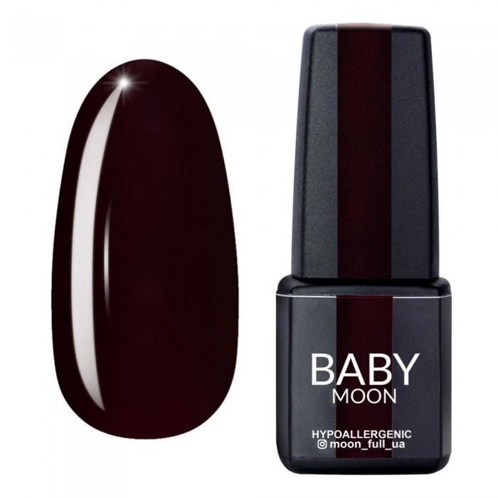 

Гель-лак Baby Moon Burgundy №03, 6 мл (шоколадно-вишневый)