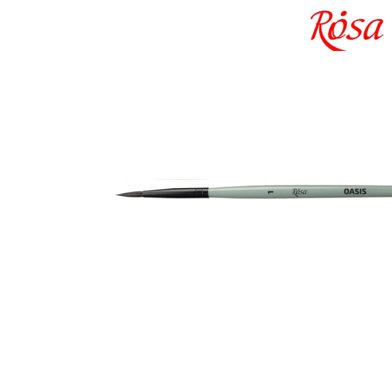 

Кисть енот Rosa OASIS 188 круглая № 1 (4823098517016)