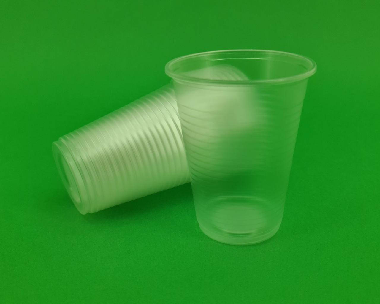 

Стакан одноразовый пластиковый 200гр плотный 1,7 Сумы(100 шт)для Напитков Жидкостей