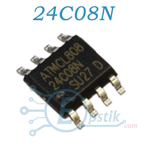 

AT24C08BN, память энергонезависимая, 8 Кбит, EEPROM, SOP8